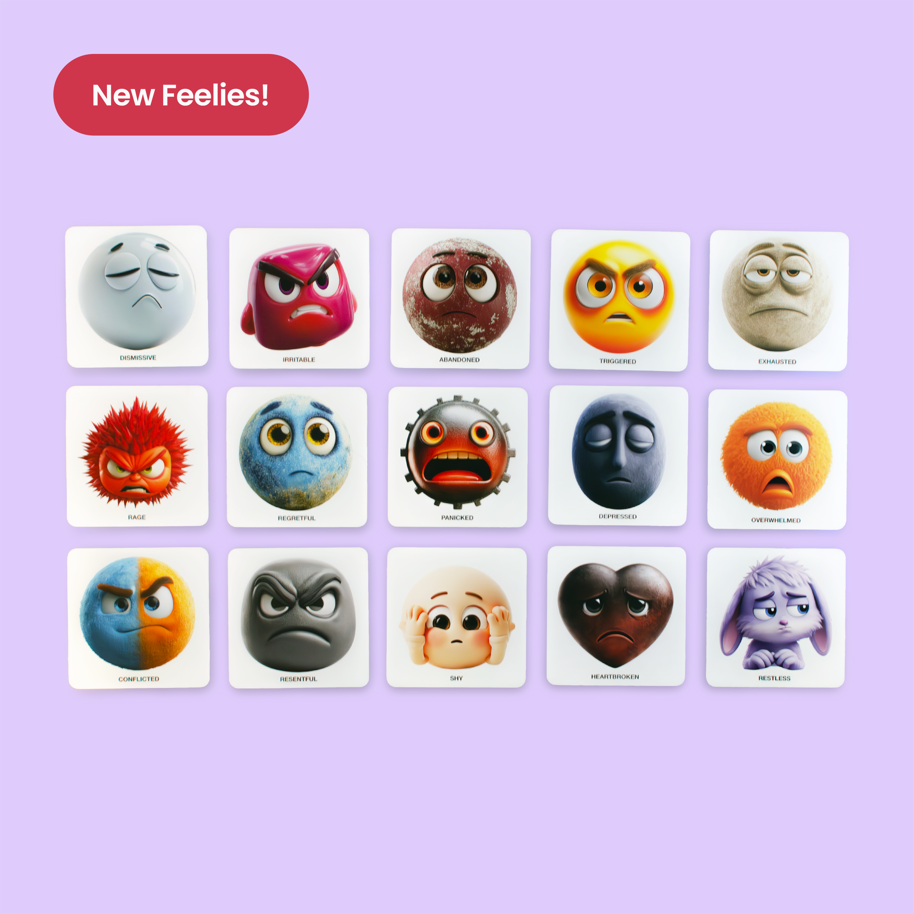 NEW V4 "Pink Owl" 156 Feelings + 48 Techniques Cards Box