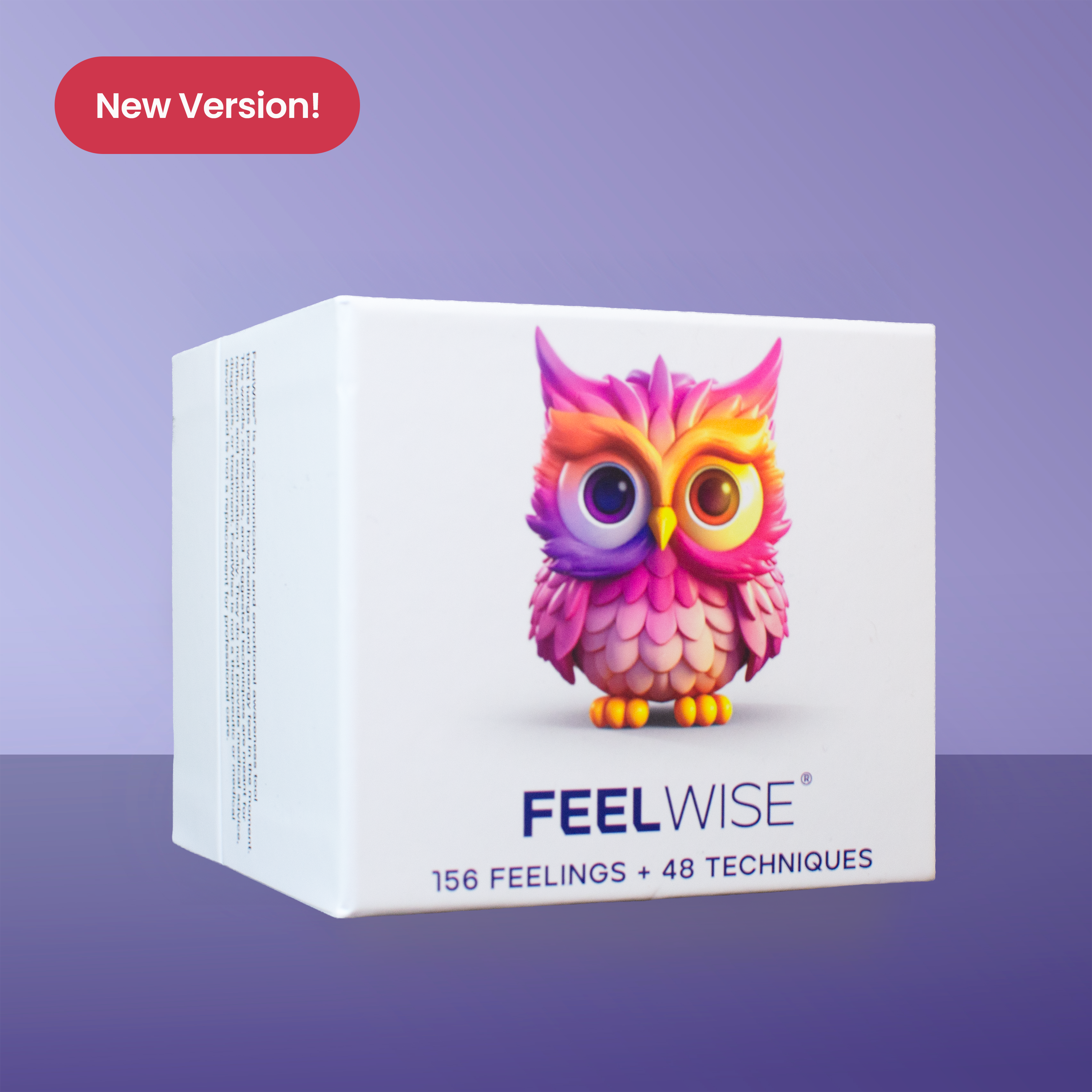NEW V4 "Pink Owl" 156 Feelings + 48 Techniques Cards Box